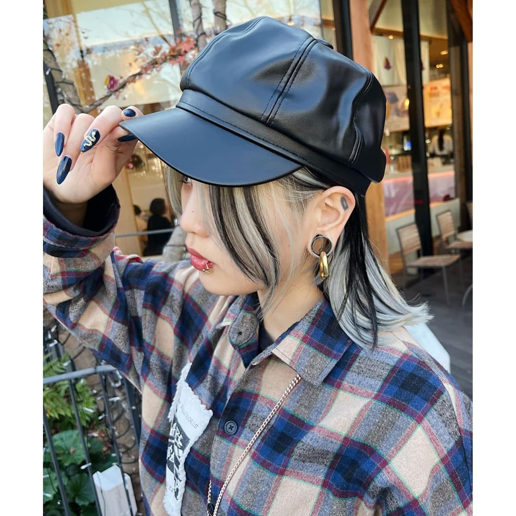 Grandedge「韓国風キャスケット」|キャップ・キャスケット|