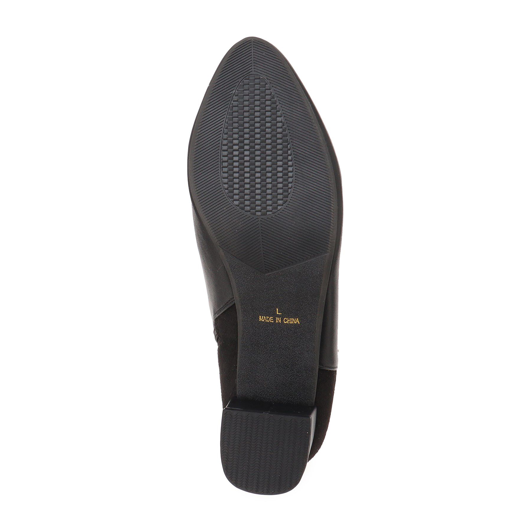 ESPERANZA「アーモンドトゥサイドフェイクパールショートブーツ」|ショートブーツ|