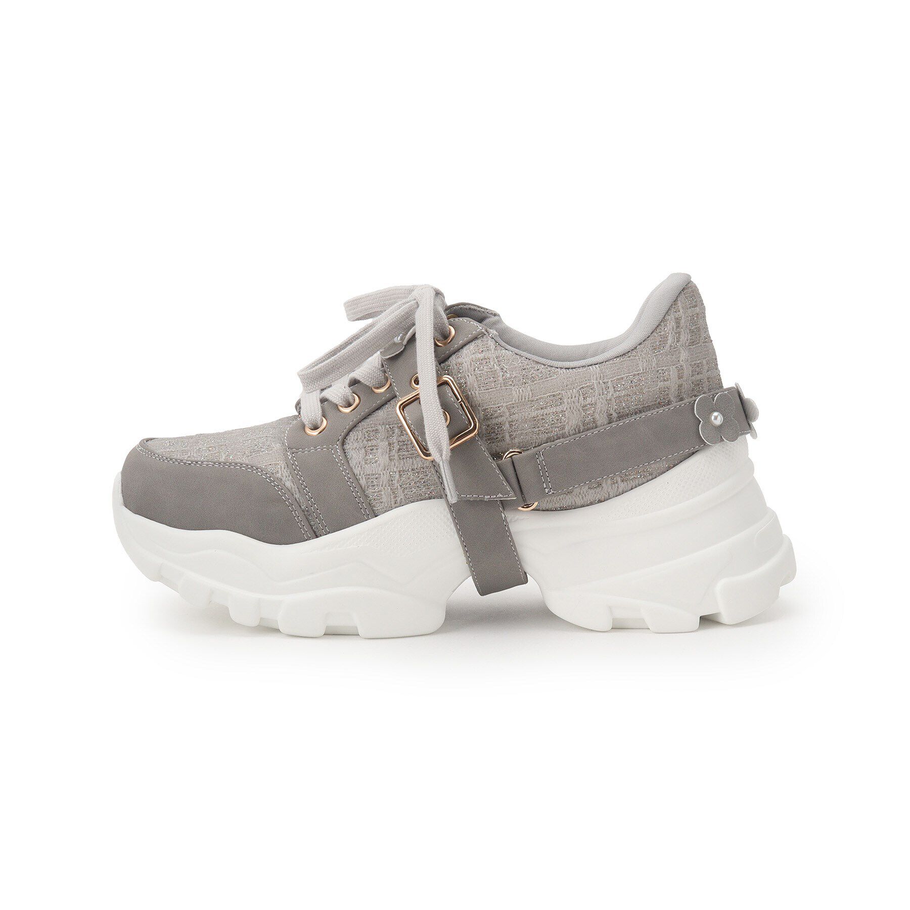 ESPERANZA「フラワーベルト厚底スニーカー」|スニーカー|