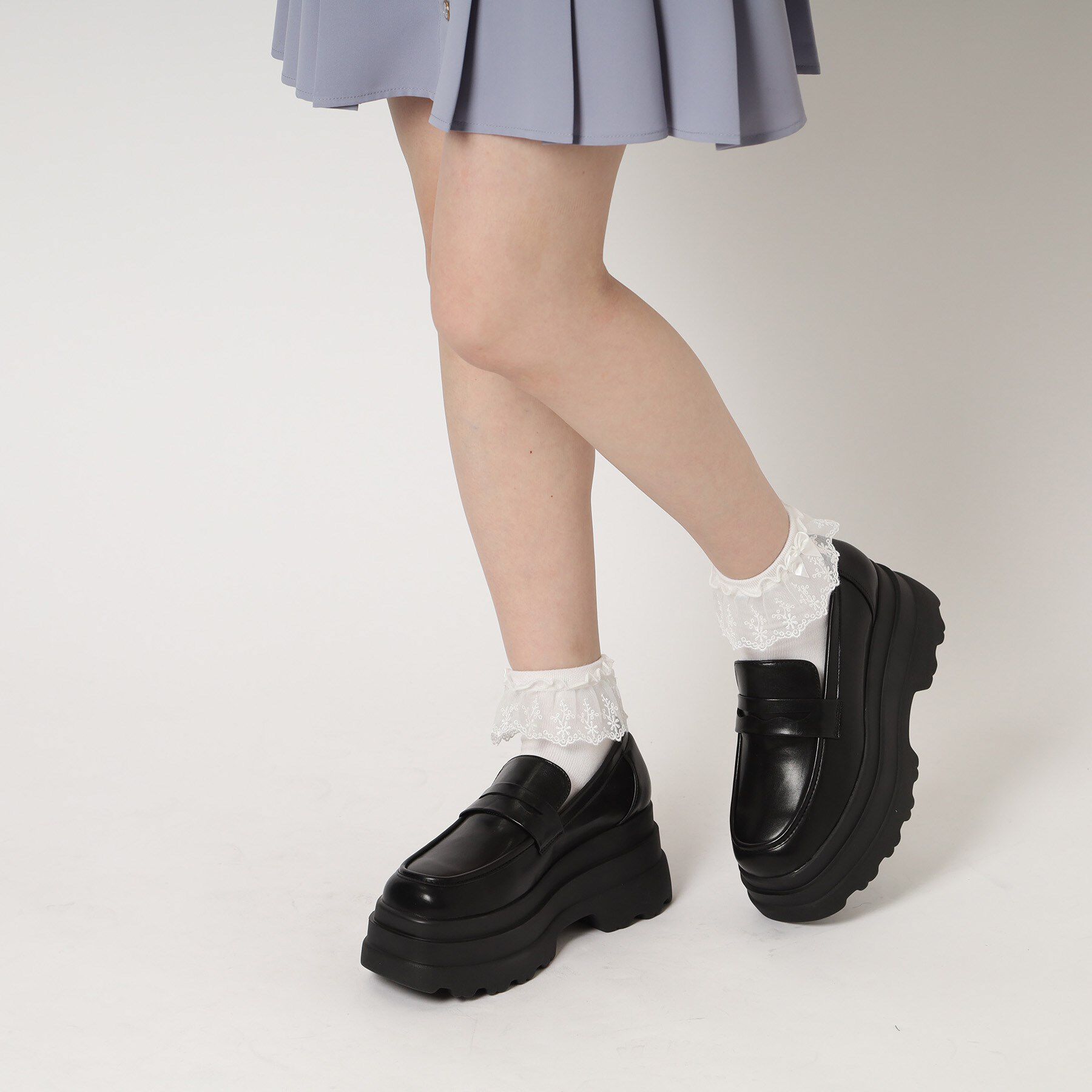 csT&P「厚底2段ソールローファーパンプス」|パンプス|