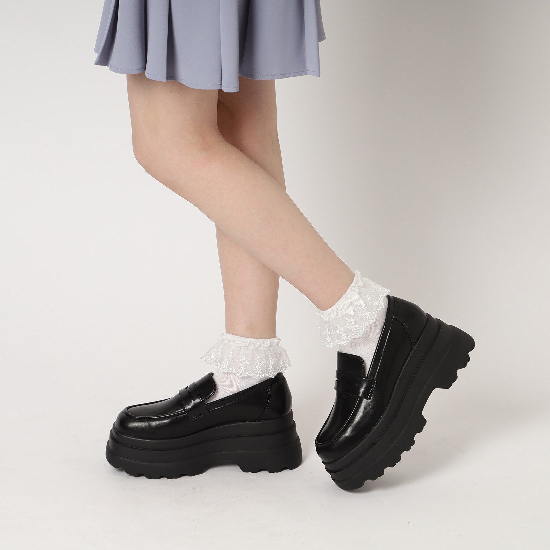 csT&P「厚底2段ソールローファーパンプス」|パンプス|