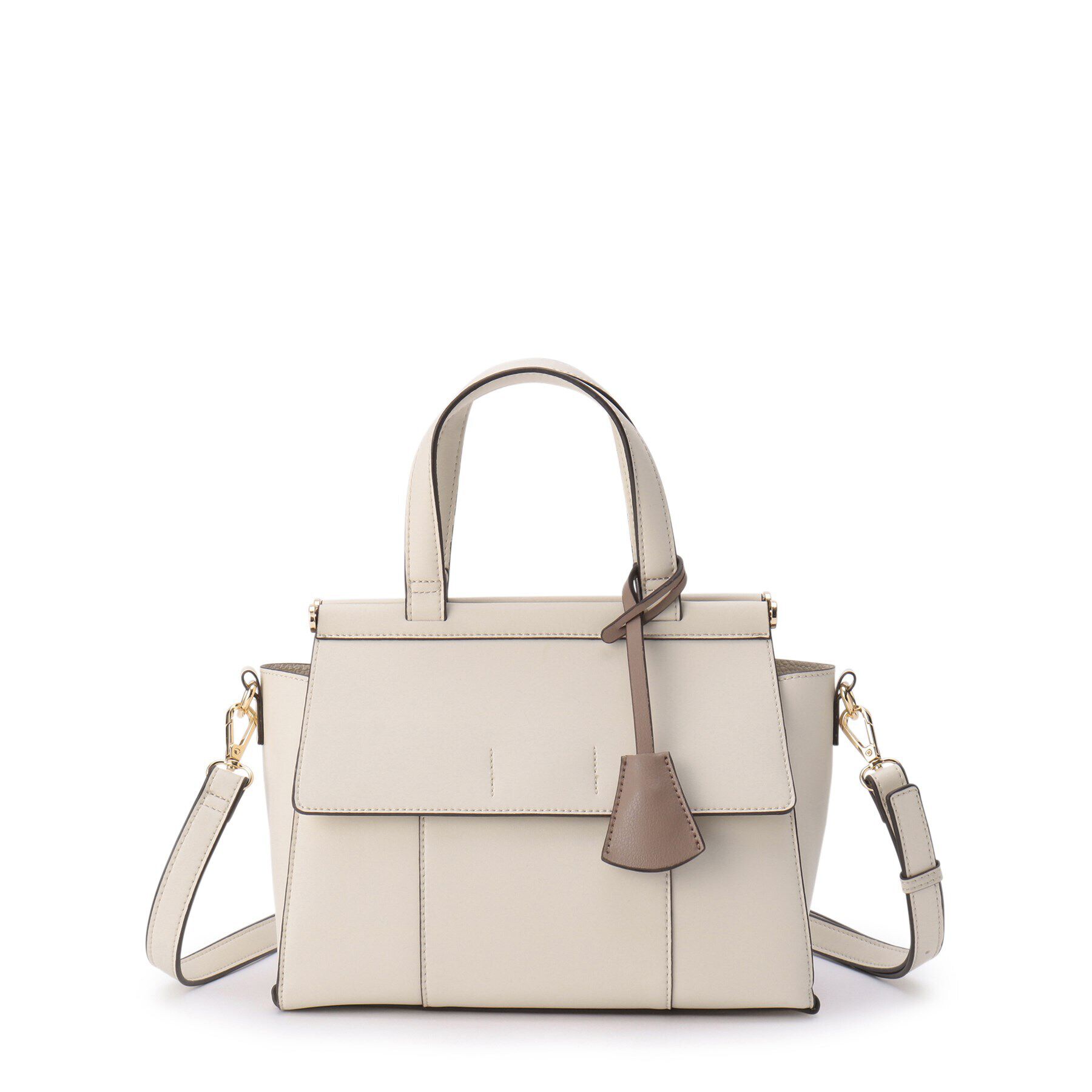 ESPERANZA「＼ガバッと開く／ダブルフラップ2WAYハンドバッグ」|ハンドバッグ|