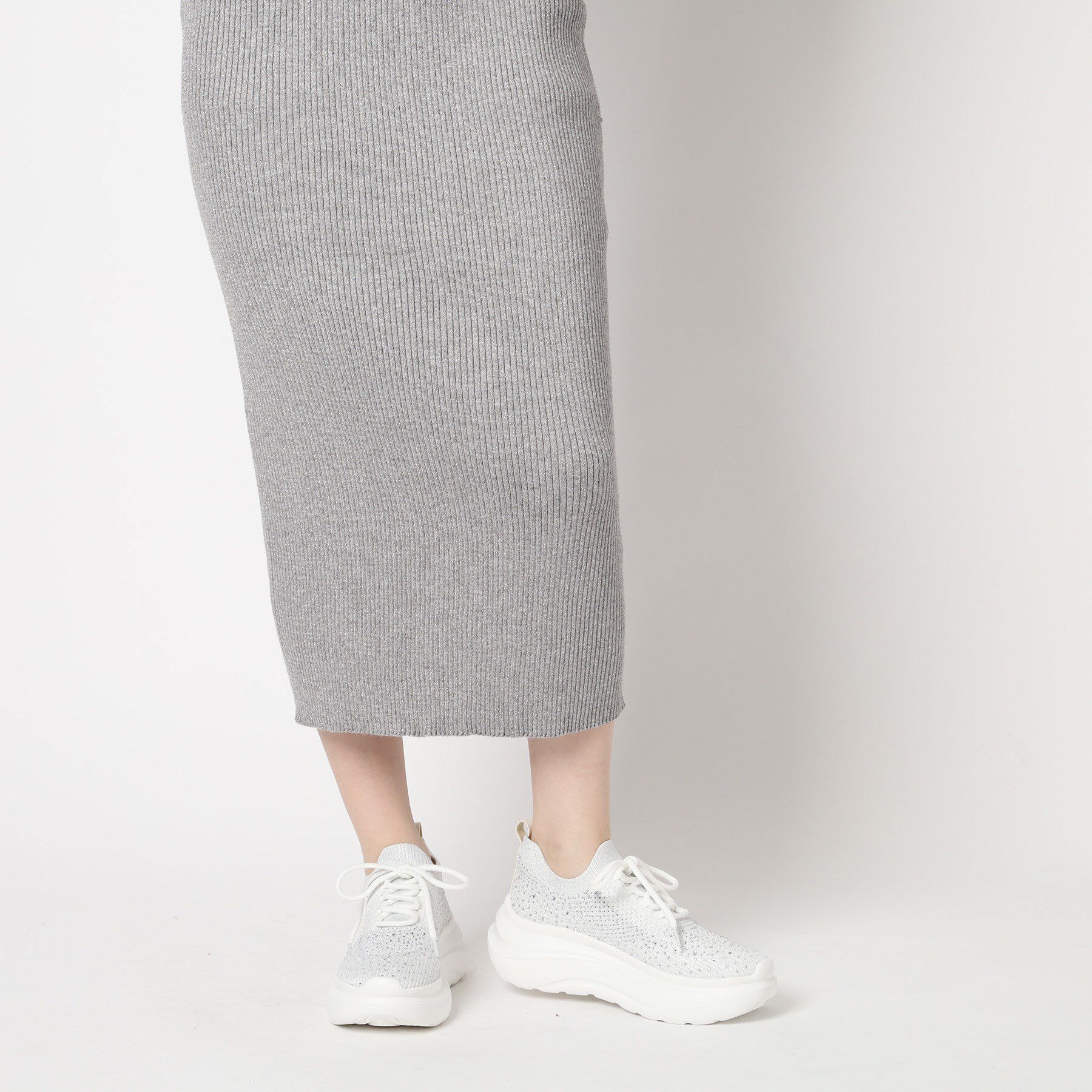 ESPERANZA「ラインストーンニットスニーカー」|スニーカー|