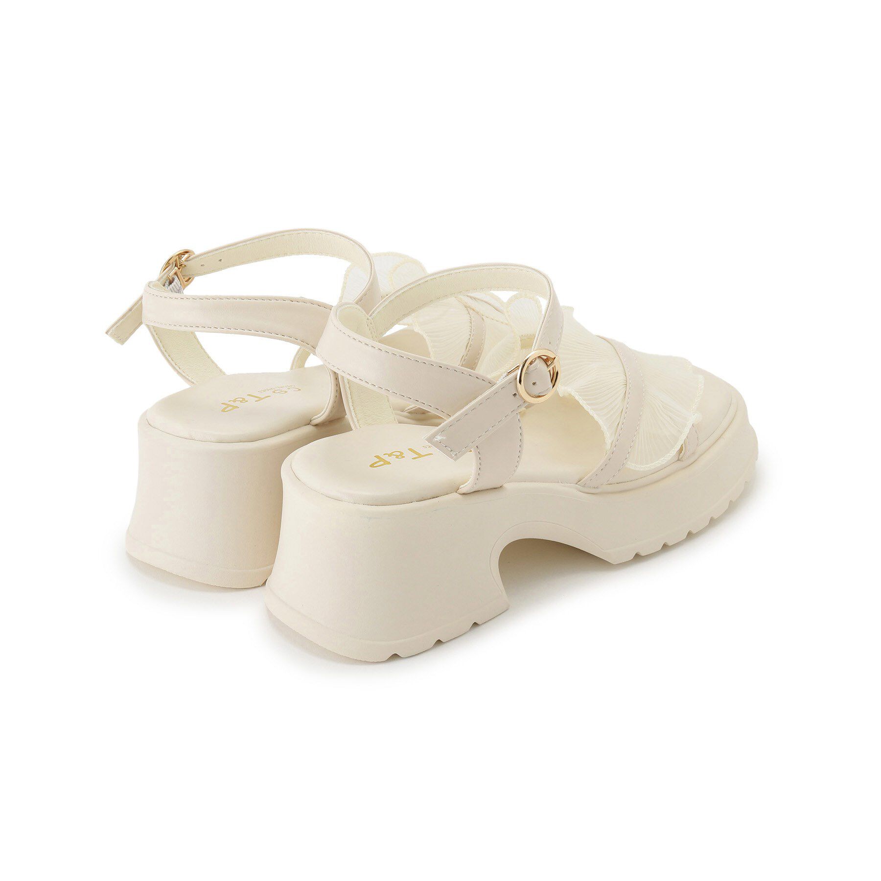 csT&P「チュールフリルサンダル」|サンダル|