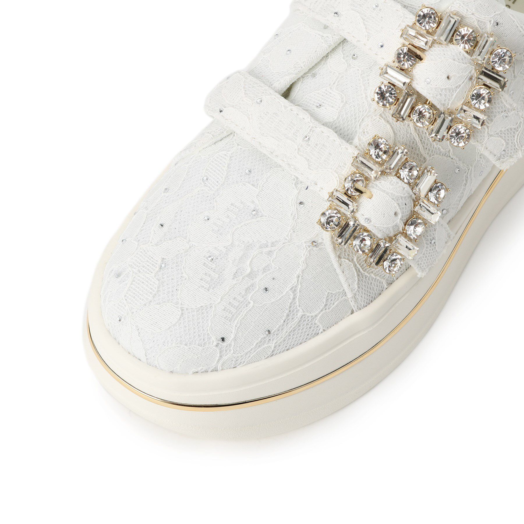 ESPERANZA「ビジューバックルWストラップレーススニーカー」|スニーカー|