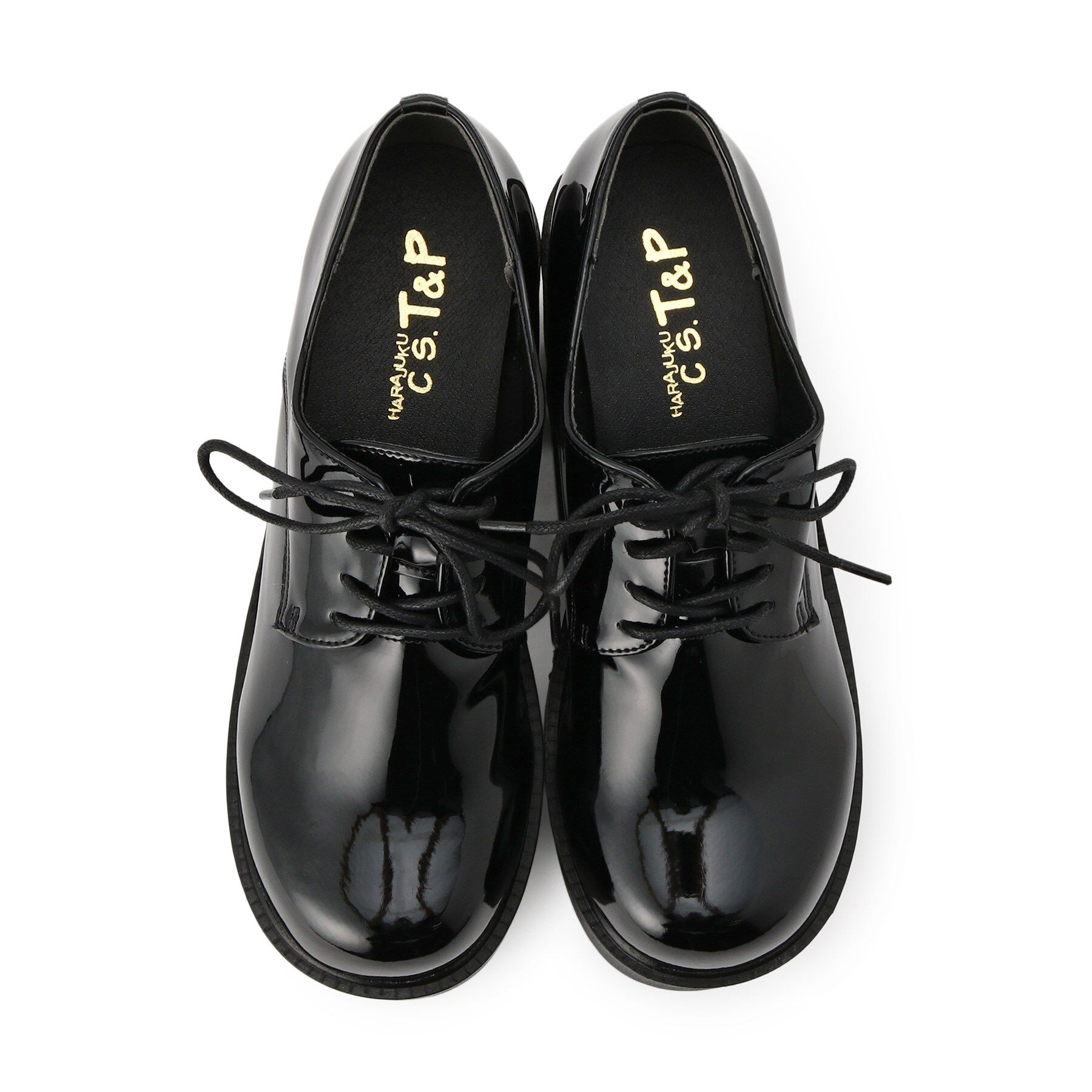 csT&P「厚底レースアップマニッシュパンプス」|パンプス|