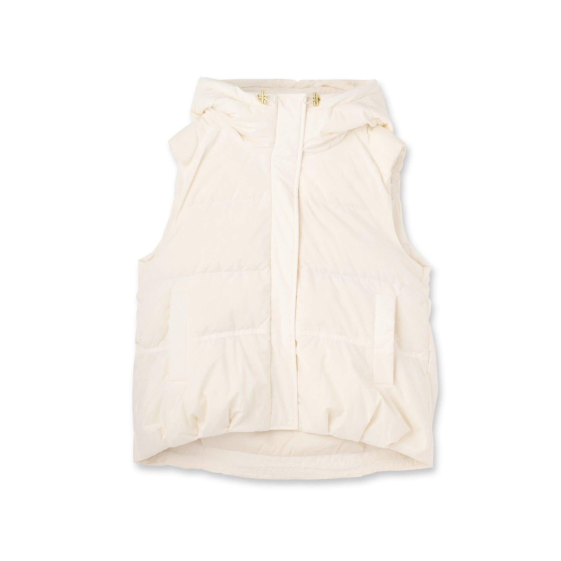 SunaUna「【フード付き／2色展開】ダウンベスト」|ダウンベスト・ベスト|