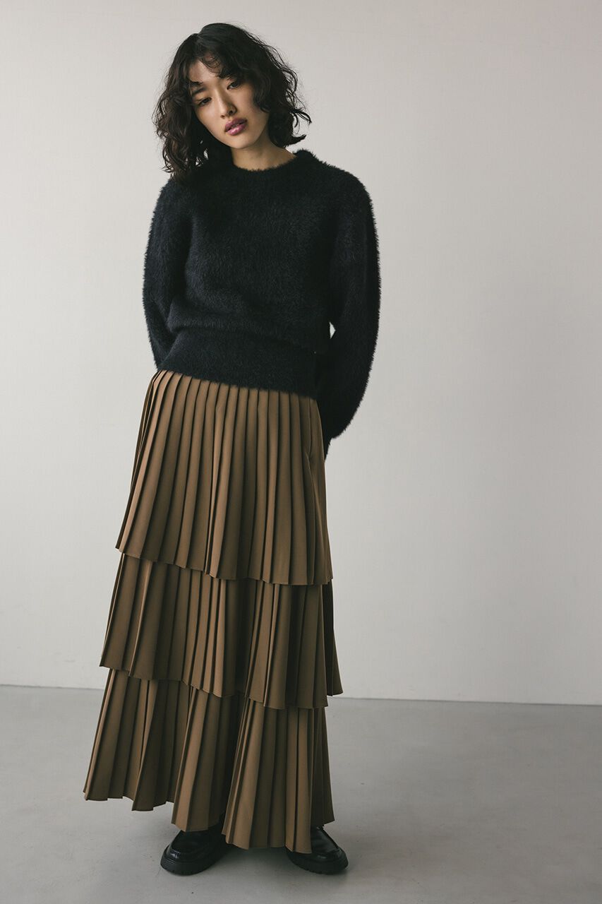 STYLEMIXER「ティアードプリーツスカート」|スカート|