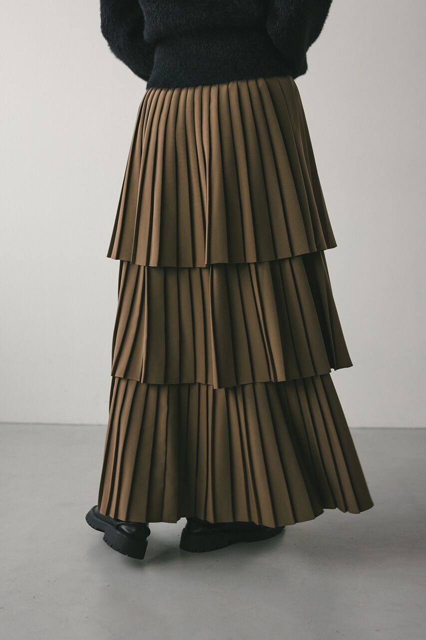 STYLEMIXER「ティアードプリーツスカート」|スカート|