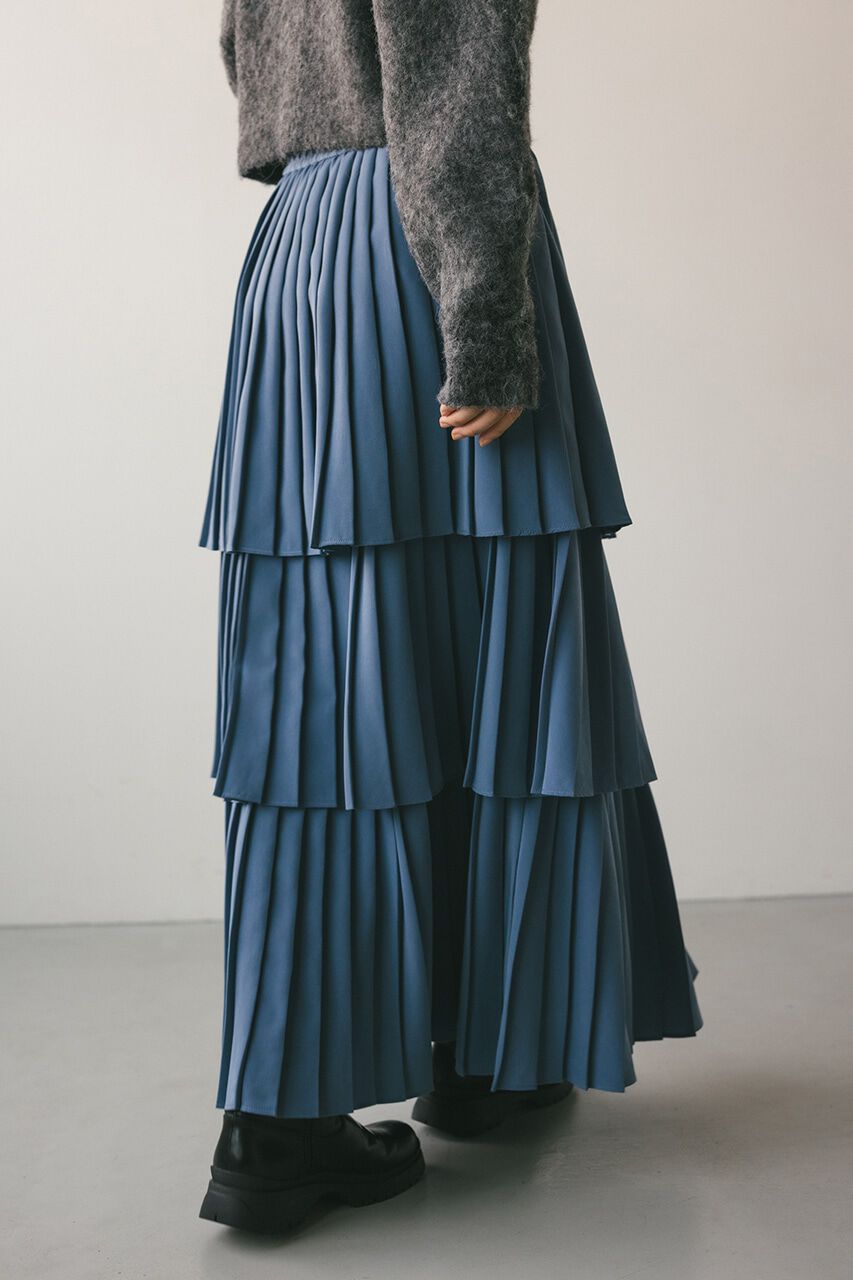 STYLEMIXER「ティアードプリーツスカート」|スカート|