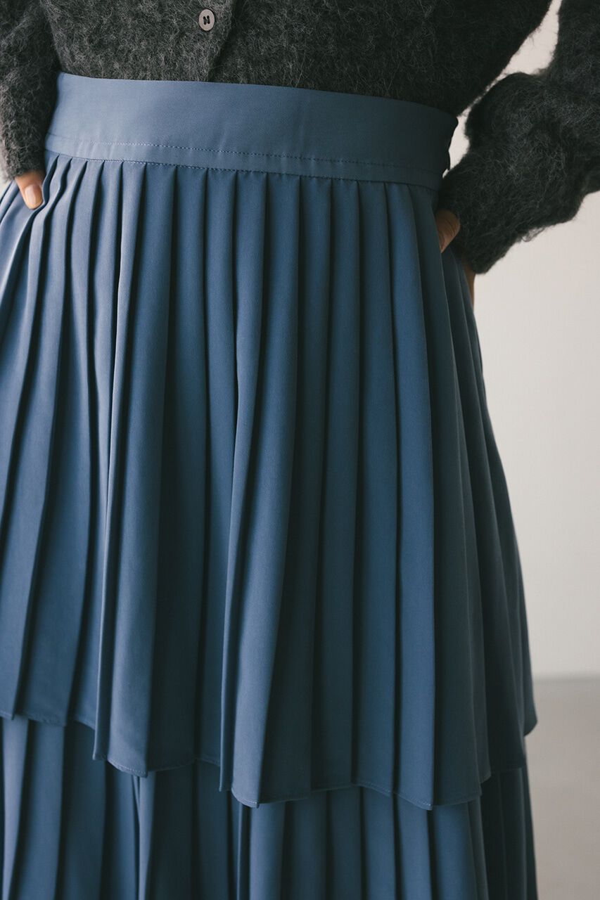 STYLEMIXER「ティアードプリーツスカート」|スカート|