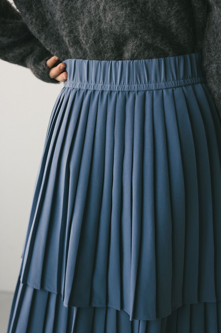 STYLEMIXER「ティアードプリーツスカート」|スカート|