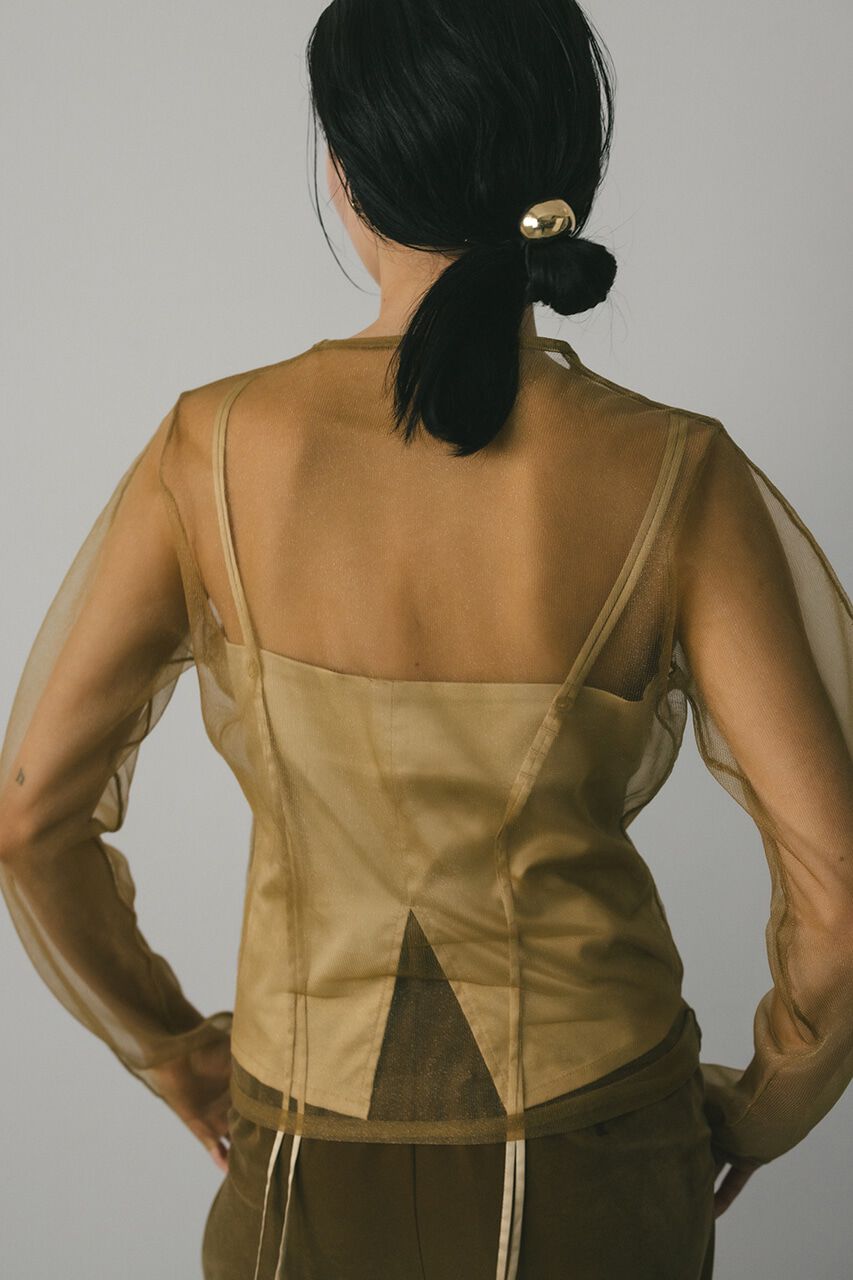 STYLEMIXER「キャミレイヤードグロストップ」|ニット・セーター|