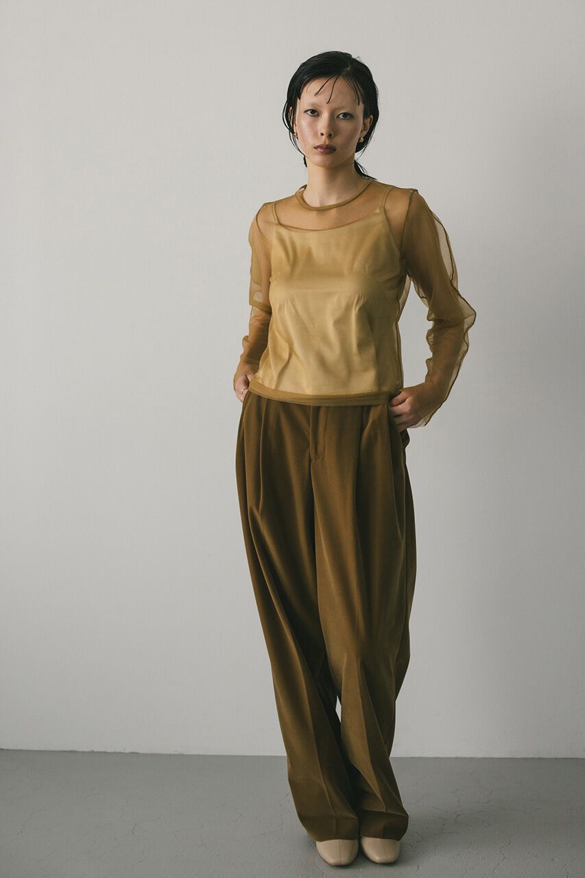 STYLEMIXER「キャミレイヤードグロストップ」|ニット・セーター|