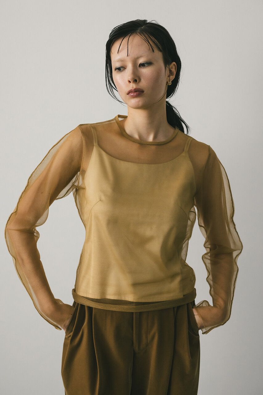 STYLEMIXER「キャミレイヤードグロストップ」|ニット・セーター|