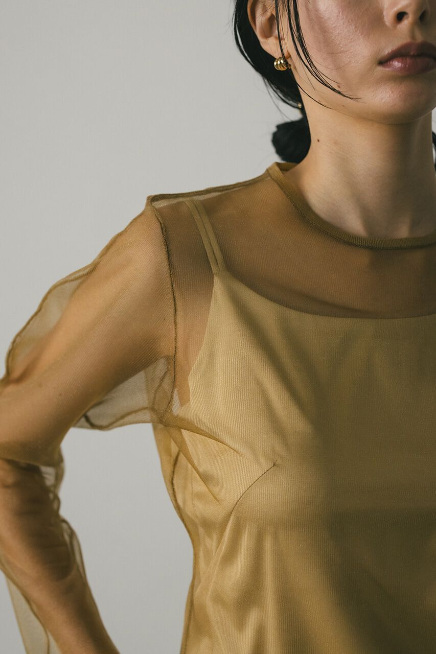 STYLEMIXER「キャミレイヤードグロストップ」|ニット・セーター|