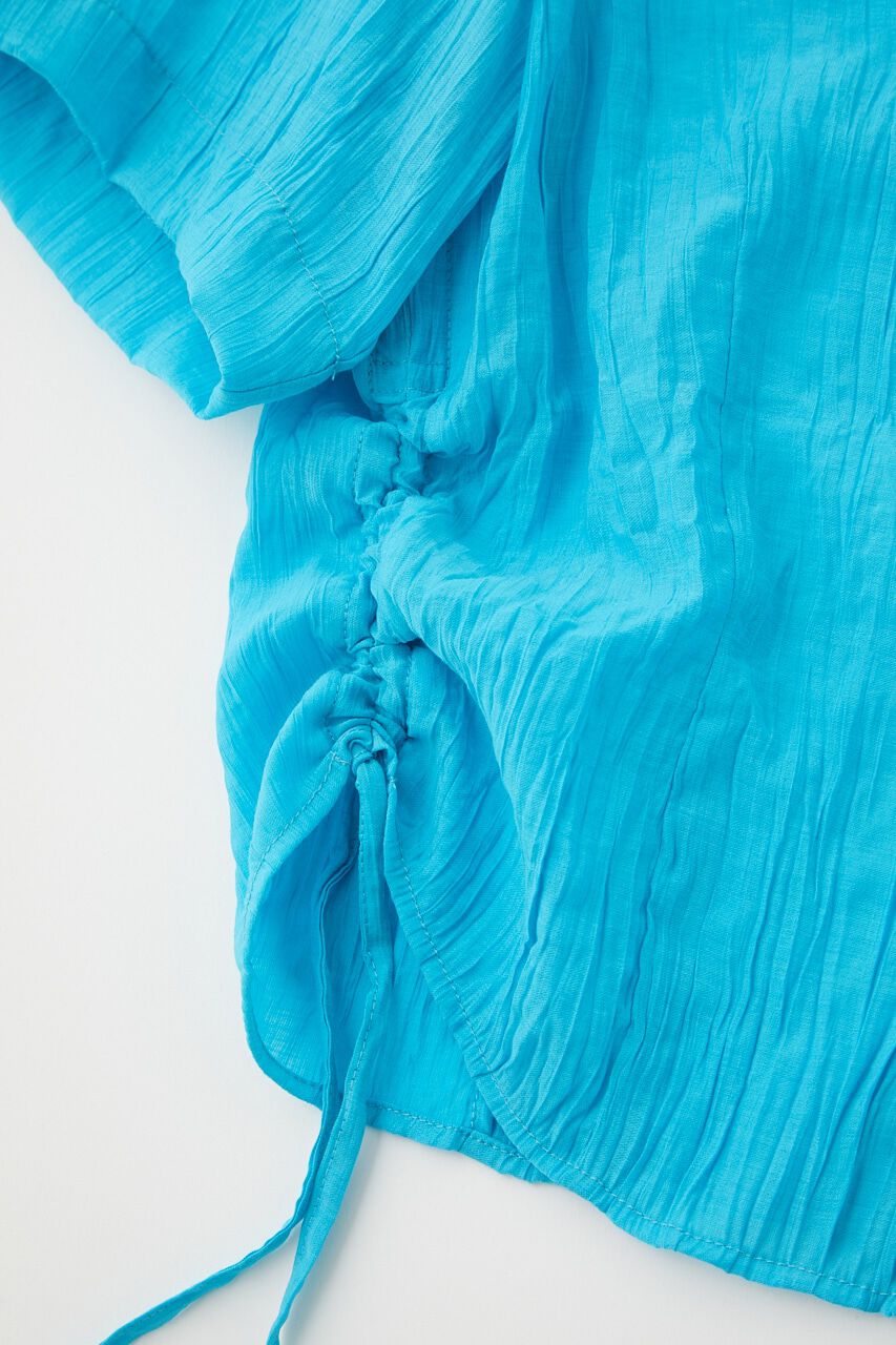 MOUSSY「SIDE GATHER H／S シャツ」|シャツ・ブラウス|