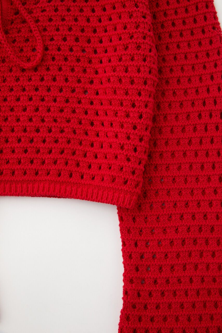 MOUSSY「CROCHET CROPPED トップス」|ニット・セーター|