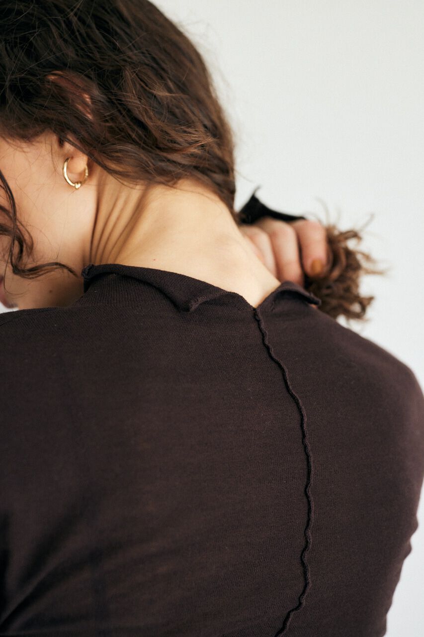 MOUSSY「バック スリット THIN ニット」|ニット・セーター|