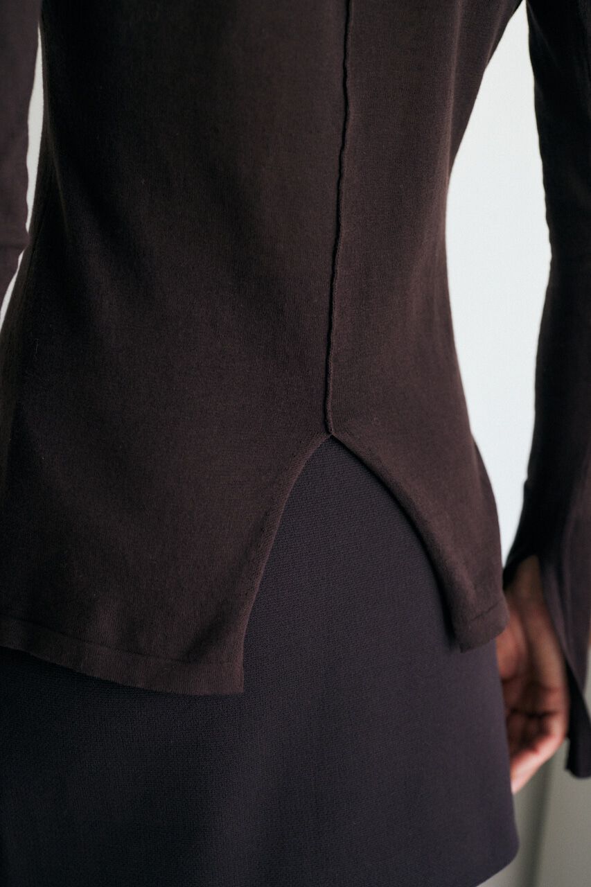 MOUSSY「バック スリット THIN ニット」|ニット・セーター|