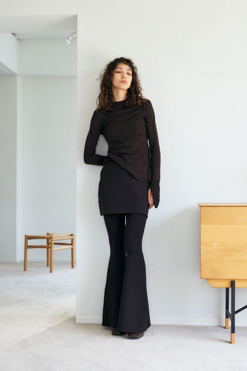 MOUSSY「バック スリット THIN ニット」|ニット・セーター|