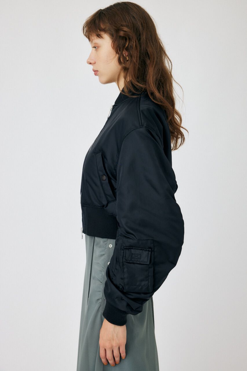 MOUSSY「VOLUME CROPPED MA-1」|ブルゾン・スタジャン|