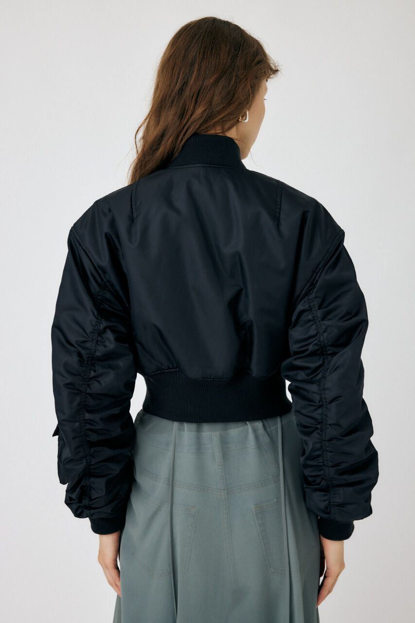 MOUSSY「VOLUME CROPPED MA-1」|ブルゾン・スタジャン|