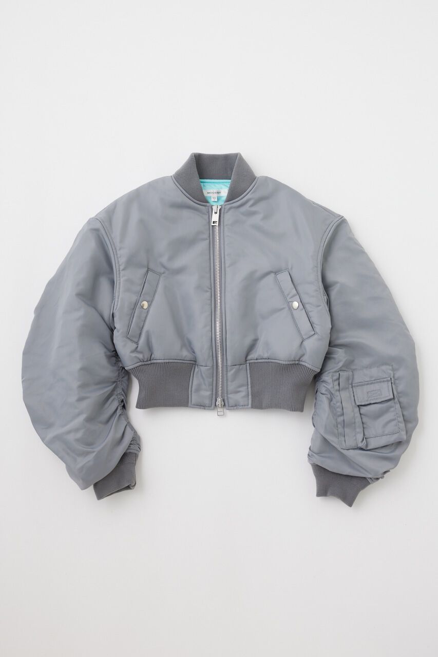 MOUSSY「VOLUME CROPPED MA-1」|ブルゾン・スタジャン|