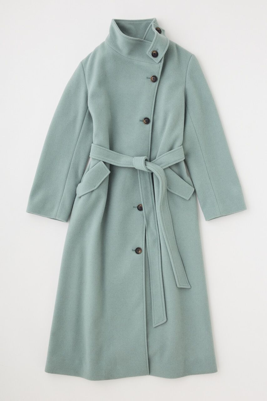 MOUSSY「STAND COLLAR ロングコート」|その他|