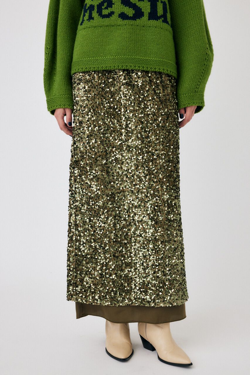 MOUSSY「SPANGLE スカート」|スカート|