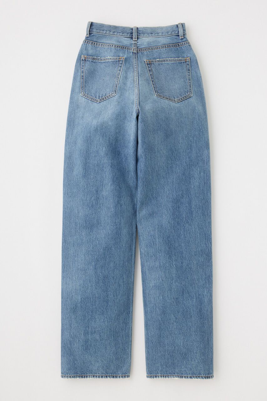 MOUSSY「HW COATED LOOSE STRAIGHT」|デニム|