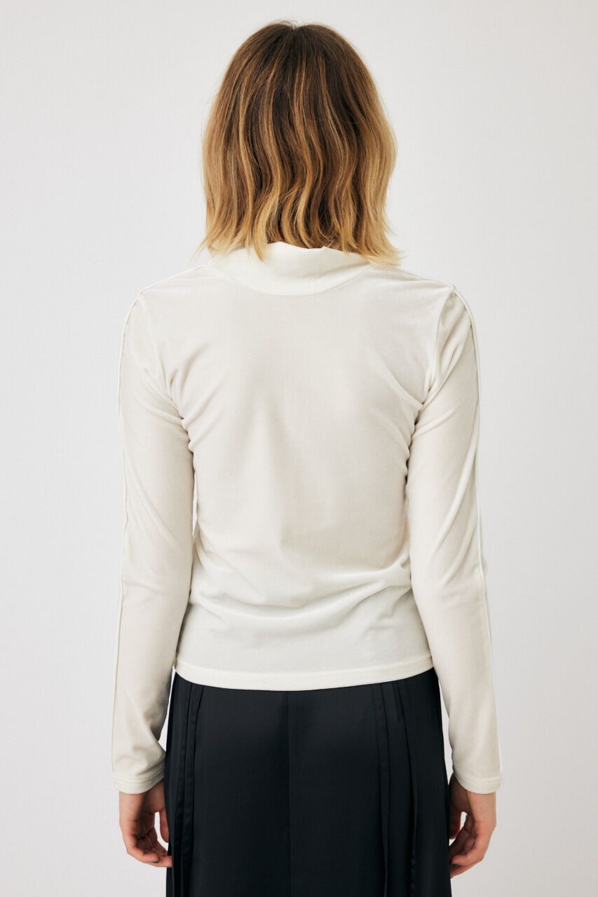 MOUSSY「HIGH NECK VELOUR トップス」|Tシャツ・カットソー|