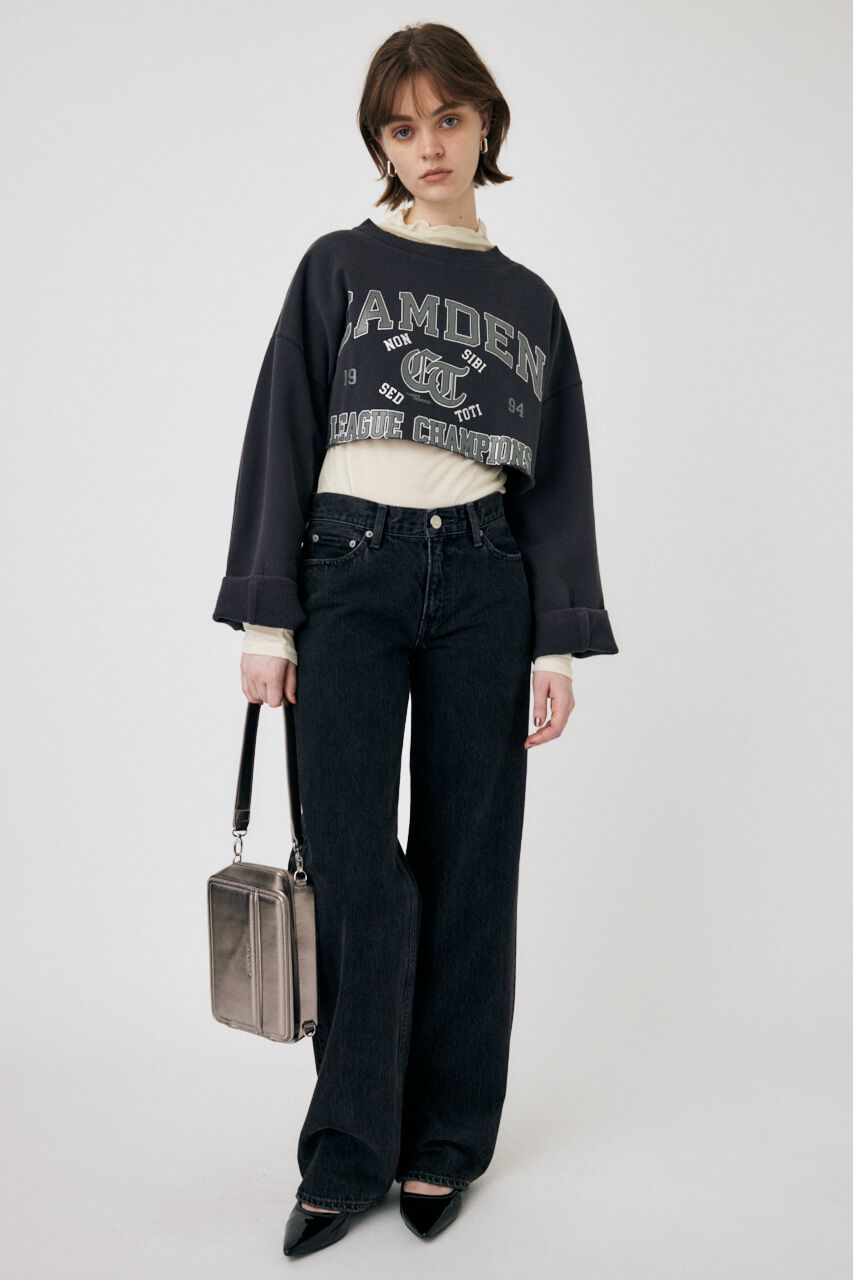 MOUSSY「CROPPED COLLEGE プルオーバー」|パーカー|