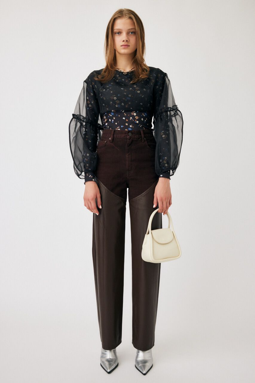 MOUSSY「LAYERED SHEER トップス」|Tシャツ・カットソー|