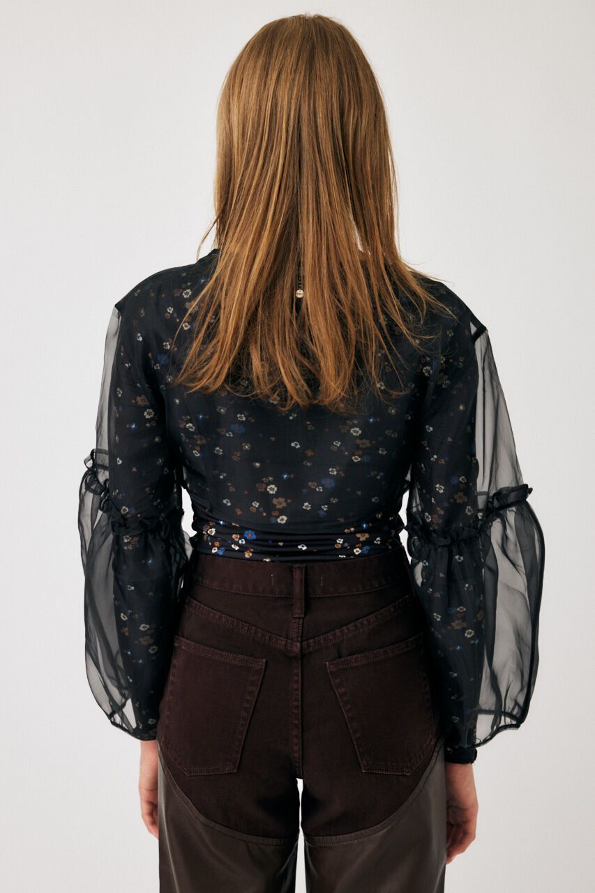 MOUSSY「LAYERED SHEER トップス」|Tシャツ・カットソー|