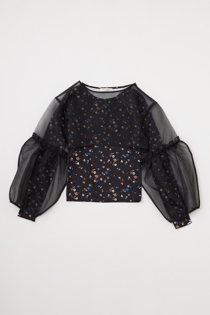 MOUSSY「LAYERED SHEER トップス」|Tシャツ・カットソー|