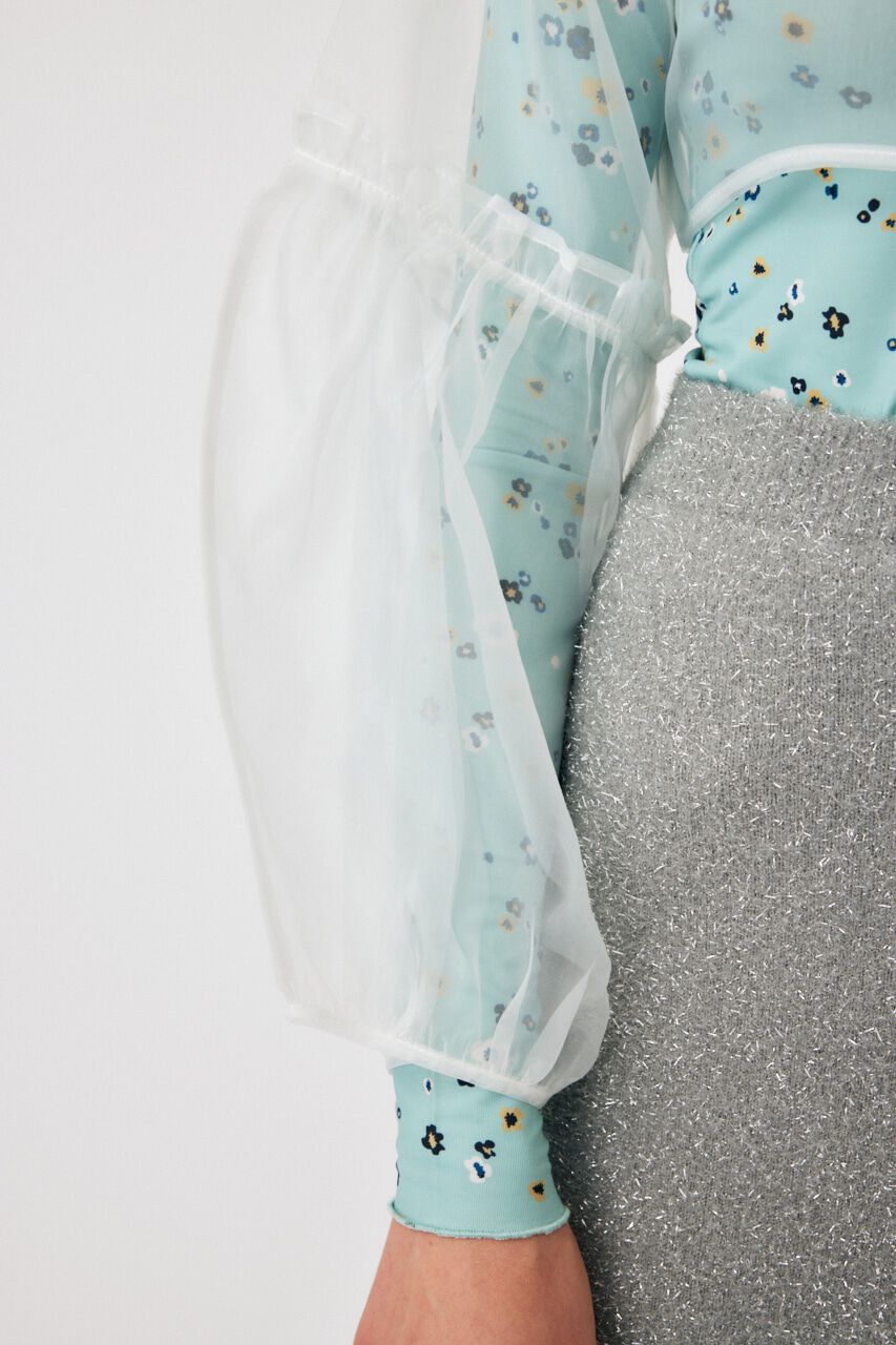 MOUSSY「LAYERED SHEER トップス」|Tシャツ・カットソー|