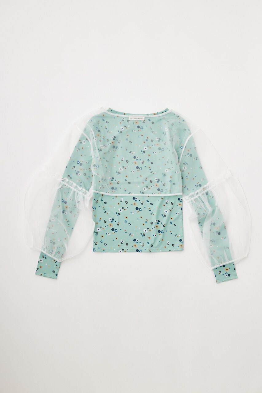 MOUSSY「LAYERED SHEER トップス」|Tシャツ・カットソー|