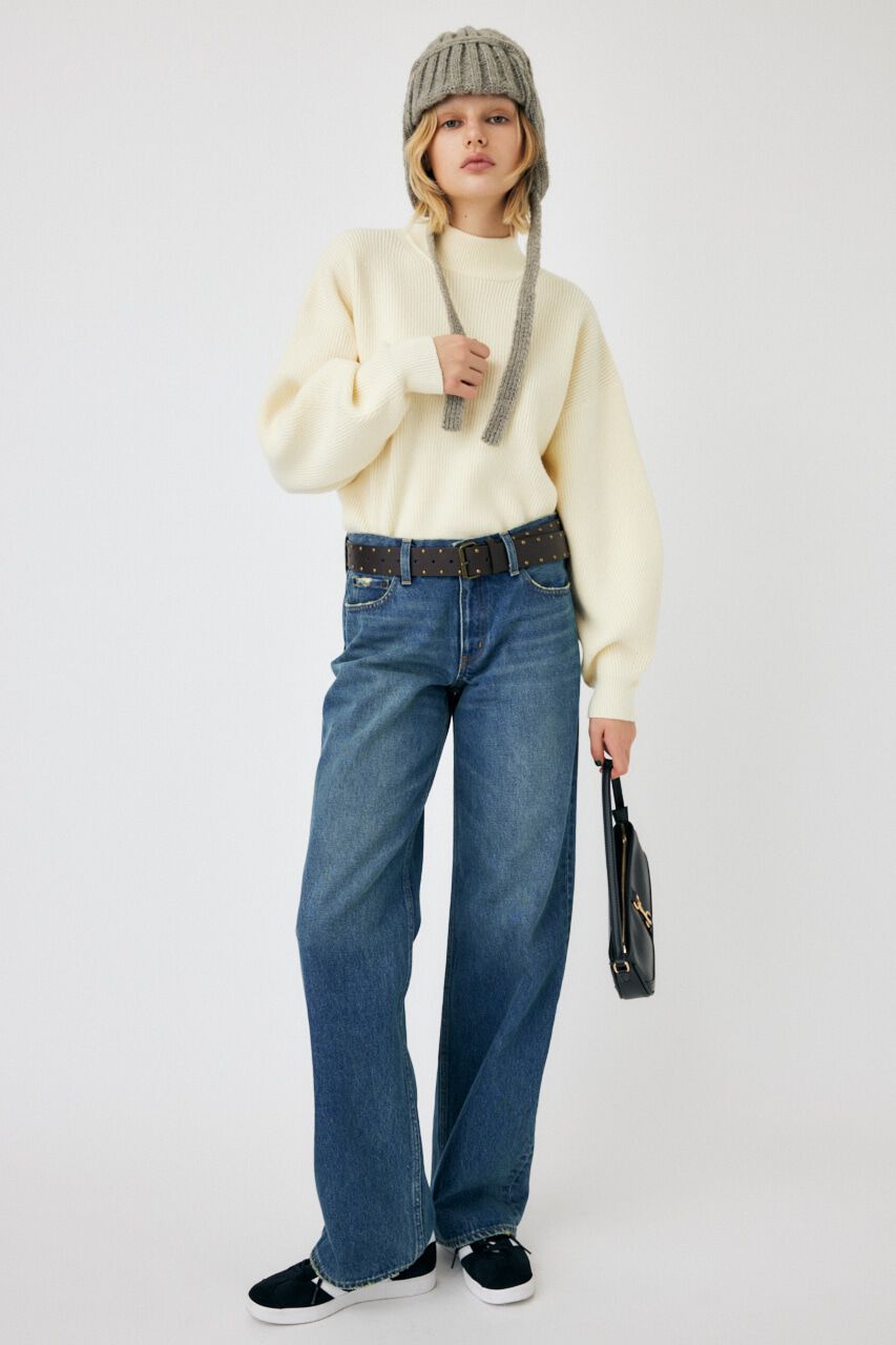 MOUSSY「MOCK NECK COMPACT ニット」|ニット・セーター|