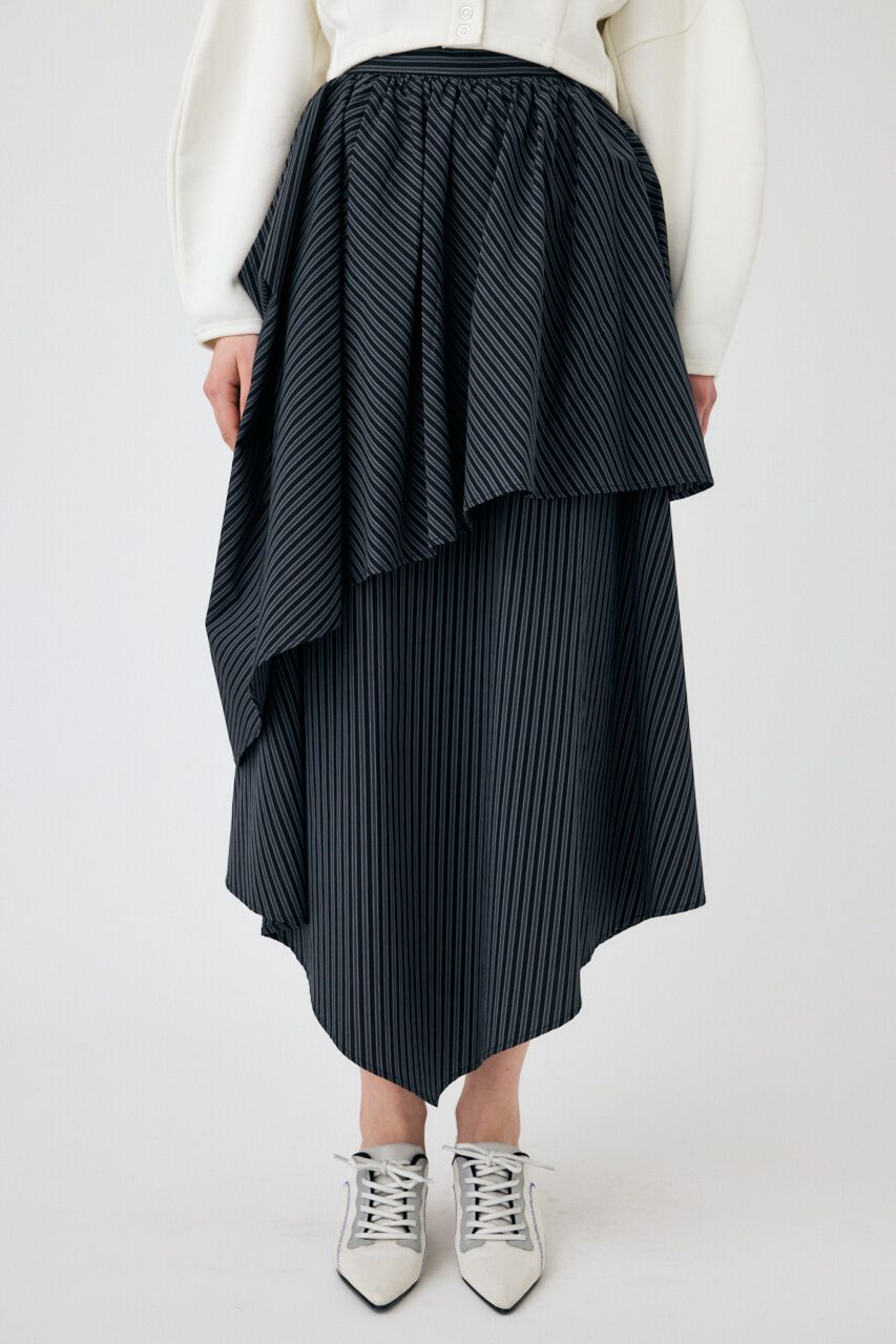 MOUSSY「STRIPED FLARE スカート」|スカート|
