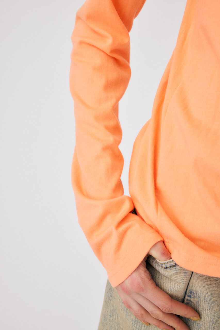 MOUSSY「SIDE GATHER LS Tシャツ」|Tシャツ・カットソー|