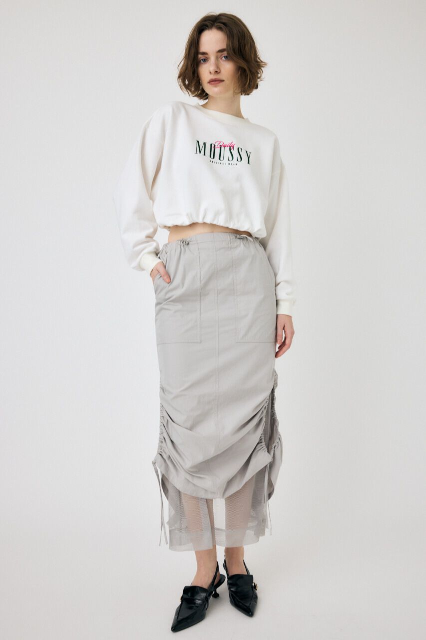 MOUSSY「MESH LAYERED CARGO スカート」|スカート|