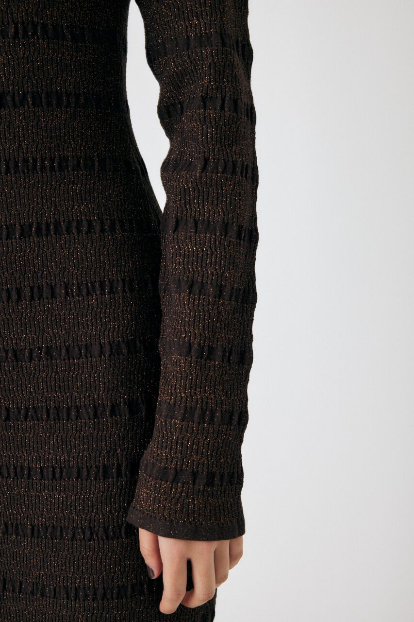 MOUSSY「OPEN STITCH KNIT MINI ドレス」|ワンピース|