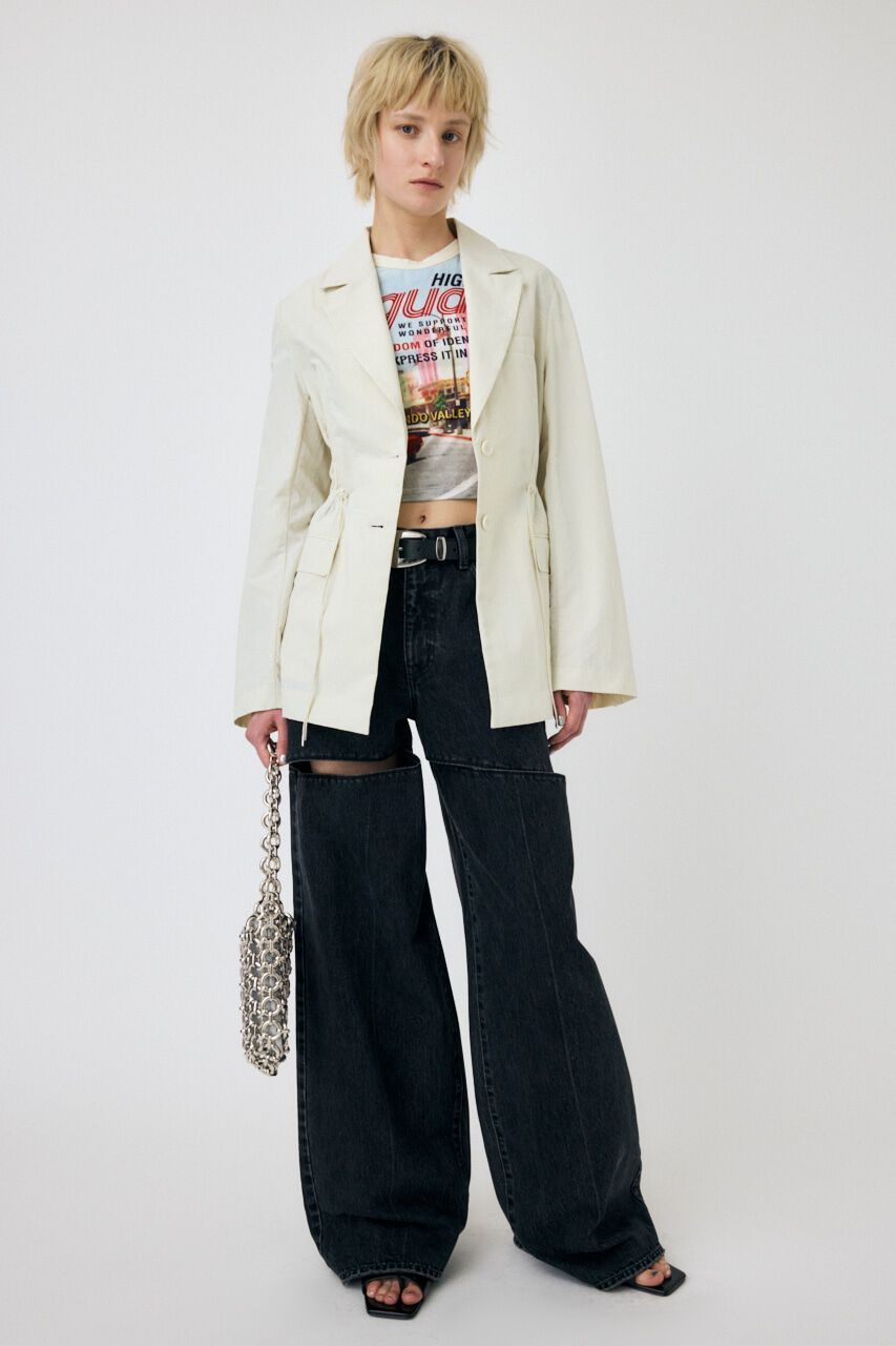 MOUSSY「HW NOTCH STRAIGHT」|デニム|