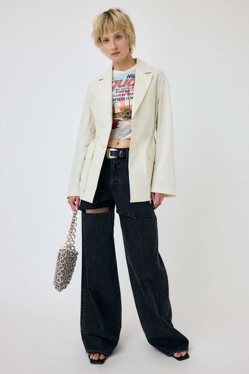 MOUSSY「WAIST DRAWSTRING ジャケット」|その他|