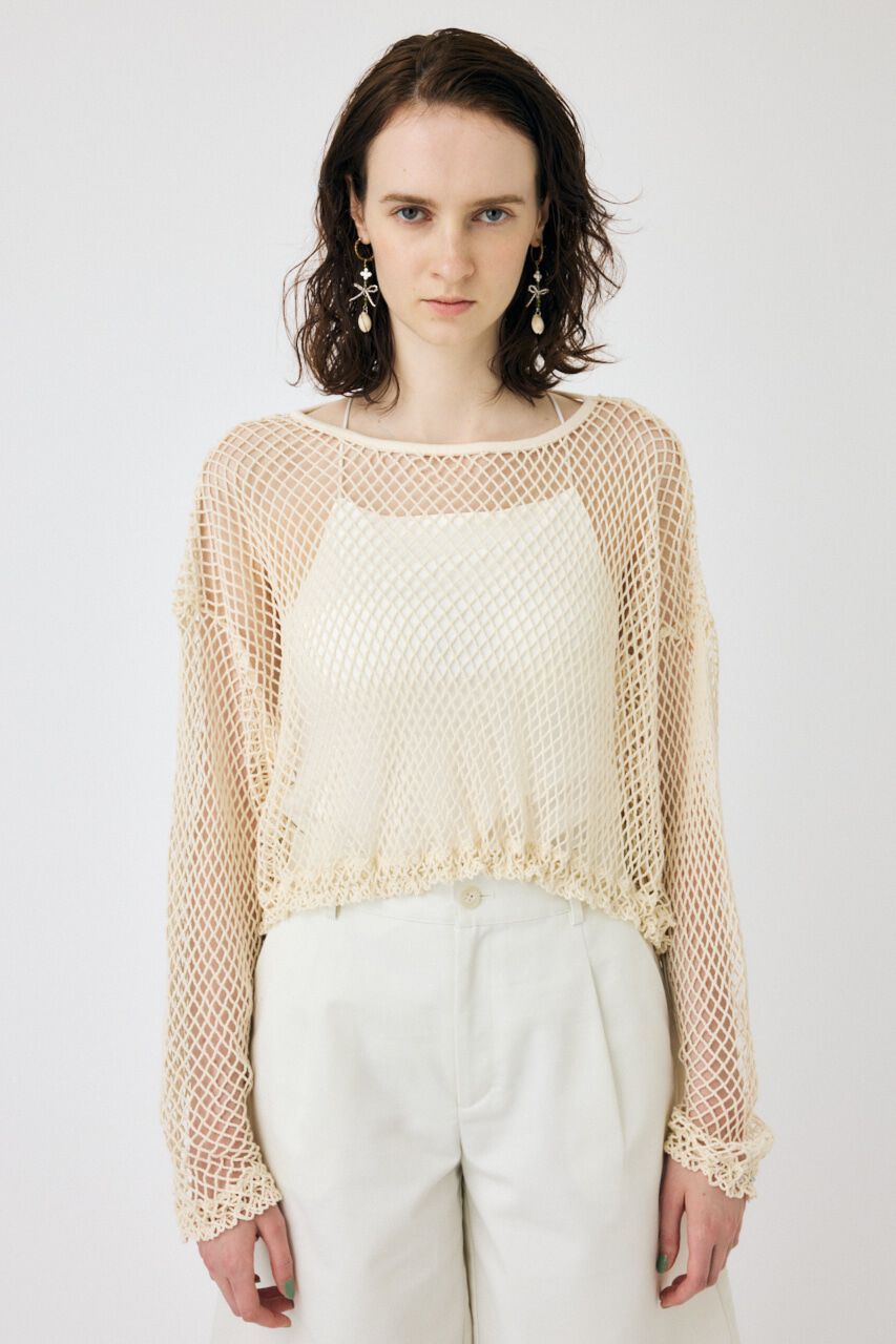 MOUSSY「MESH CUT トップス」|Tシャツ・カットソー|