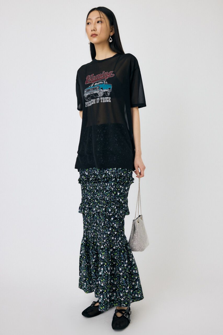 MOUSSY「GATHER MERMAID スカート」|スカート|柄BLK5