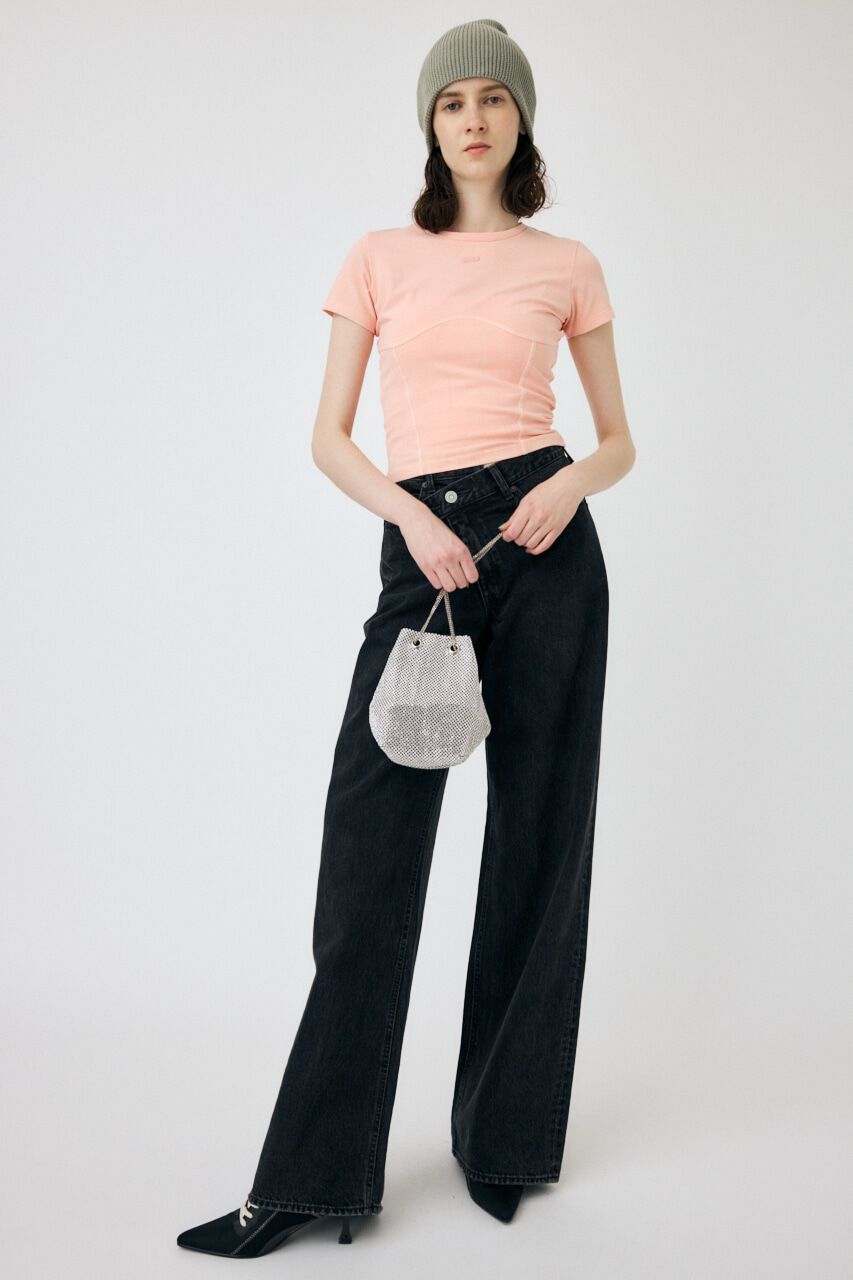 MOUSSY「PIGMENT SWITCHING LOGO Tシャツ」|Tシャツ・カットソー|