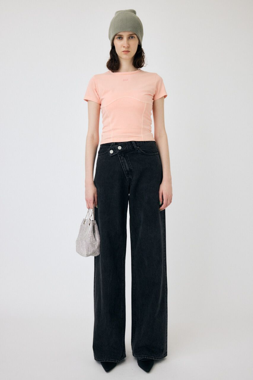 MOUSSY「PIGMENT SWITCHING LOGO Tシャツ」|Tシャツ・カットソー|