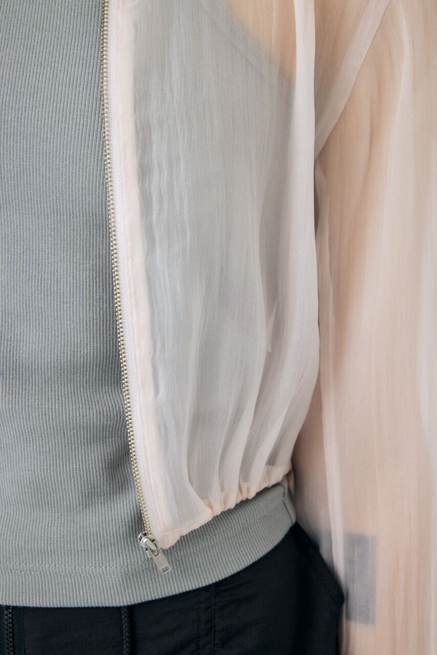 MOUSSY「SHEER CROPPED ジャケット」|シャツ・ブラウス|
